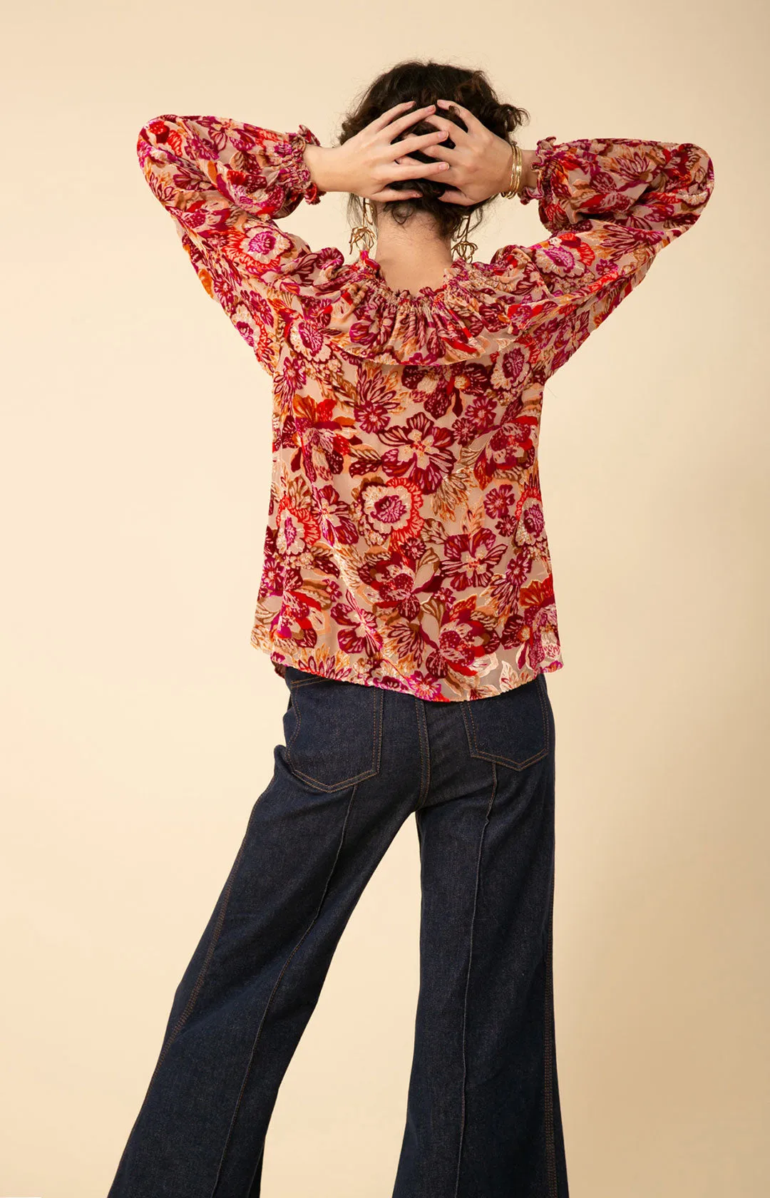 Alba Velvet Burnout Top sold by Hale Bob product image thumbnail 2