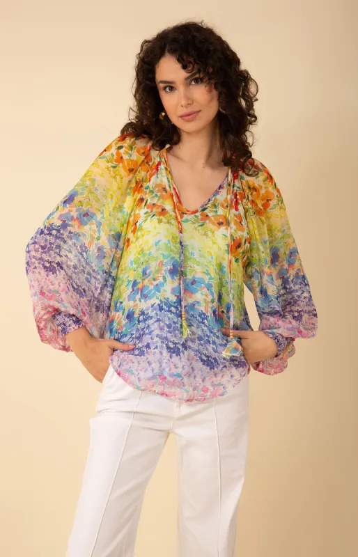 Octavia Chiffon Top sold by Hale Bob