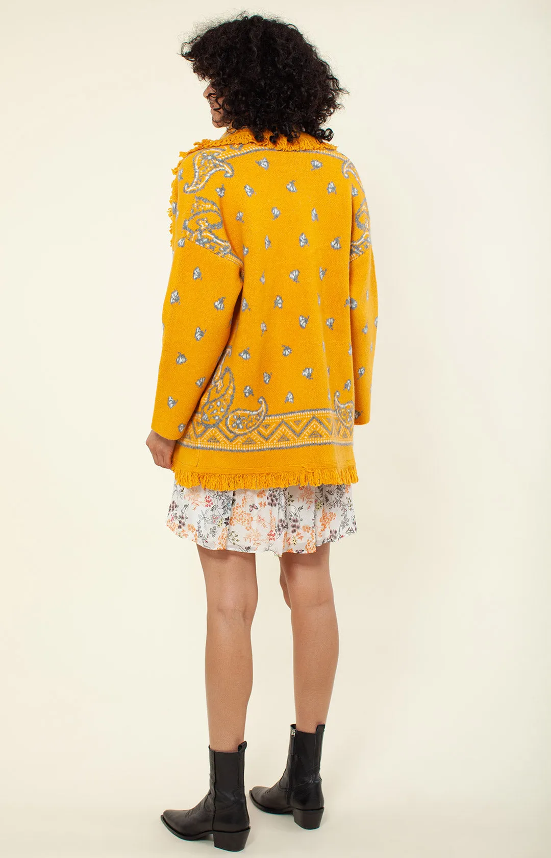 Jacqueline Jacquard Wrap Sweater sold by Hale Bob product image thumbnail 2