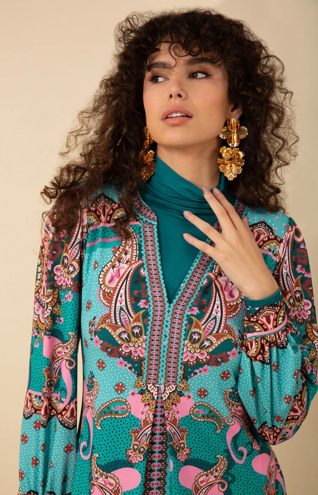 Amora Midi Jersey Dress sold by Hale Bob product image thumbnail 5