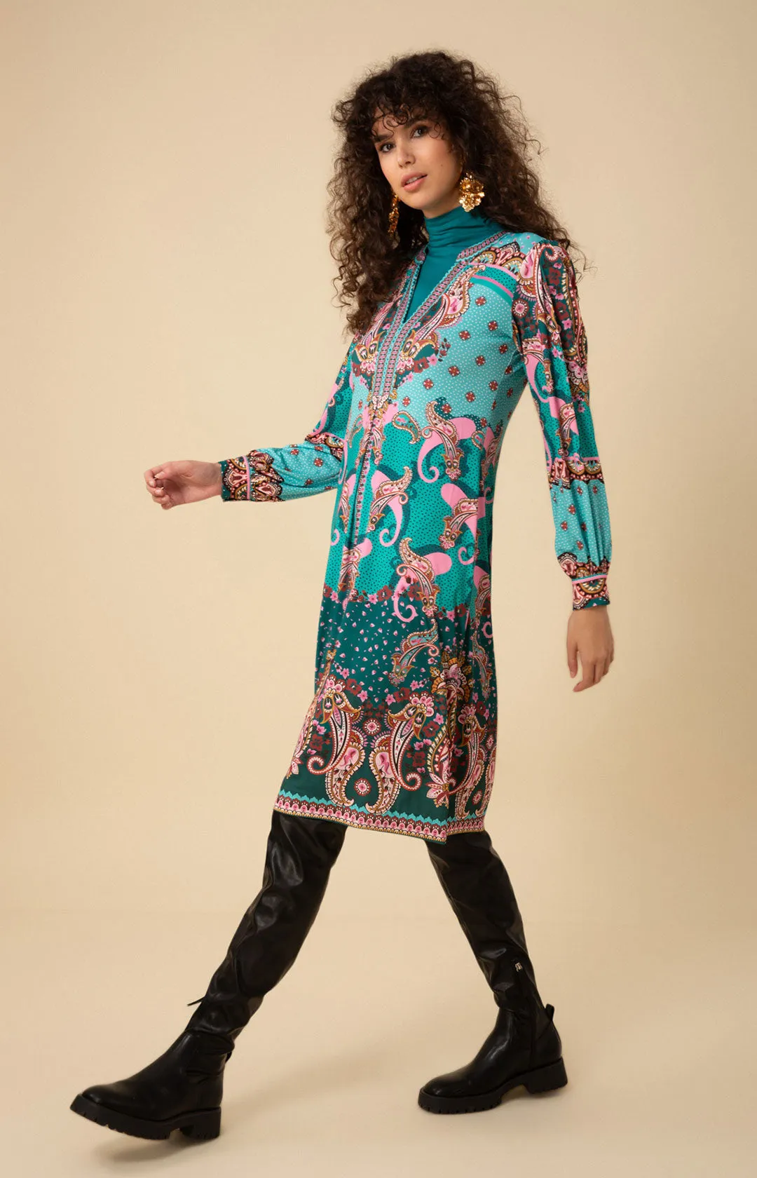 Amora Midi Jersey Dress sold by Hale Bob product image thumbnail 4