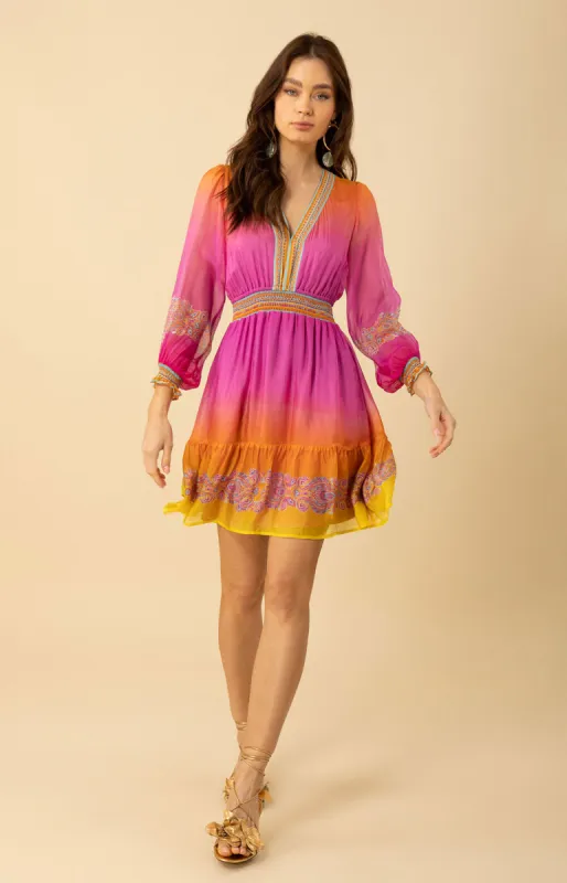 Ayla Chiffon Dress sold by Hale Bob