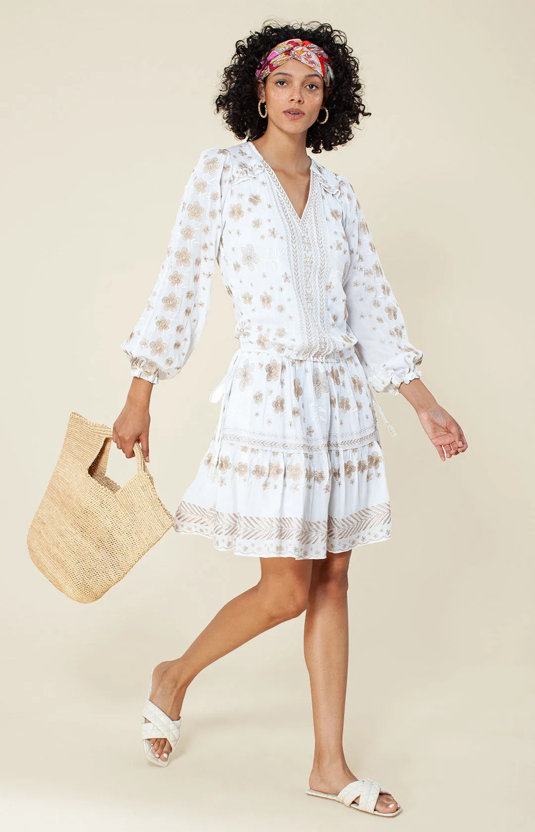 Isaura Embroidered Dress sold by Hale Bob product image thumbnail 5