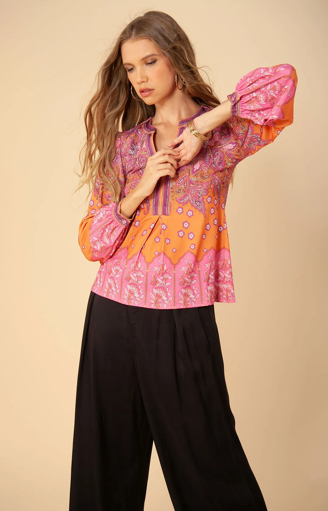 Leah Jersey Top sold by Hale Bob product image thumbnail 4