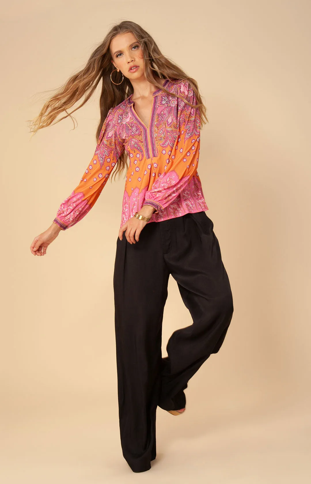 Leah Jersey Top sold by Hale Bob product image thumbnail 3