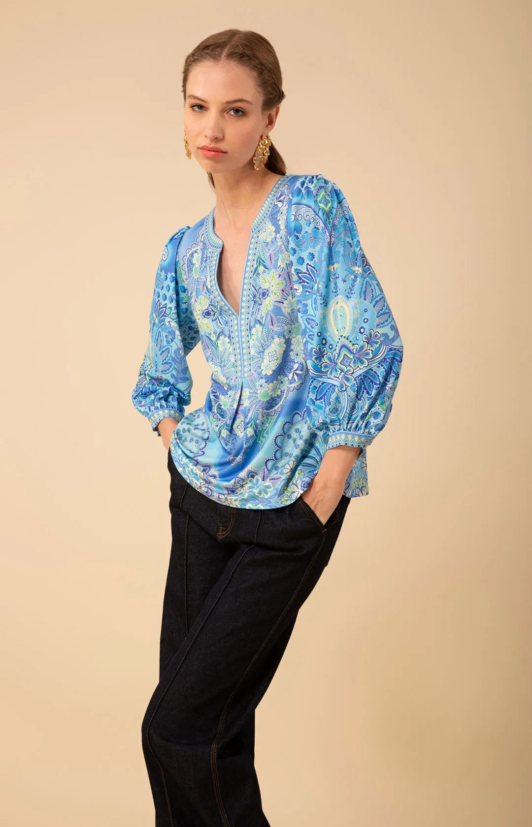 Ximena Jersey Top sold by Hale Bob product image thumbnail 5