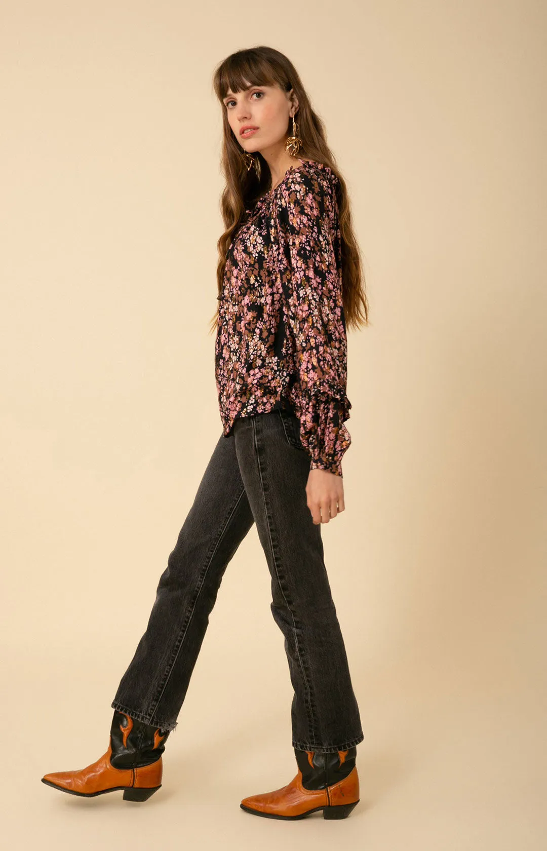 Livia Crepe Top sold by Hale Bob product image thumbnail 4