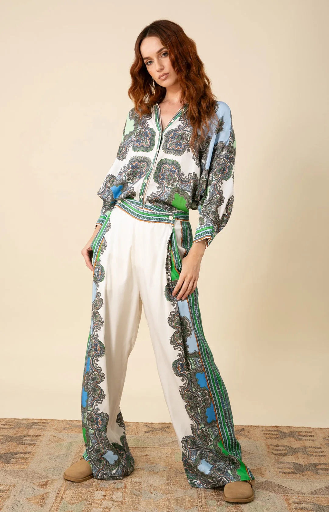 Gracelyn Twill Pants sold by Hale Bob