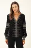 Evelyn Embroidered Top sold by Hale Bob