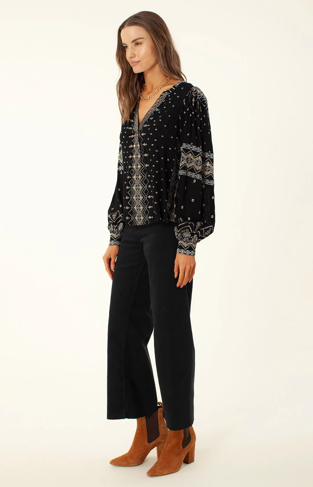 Evelyn Embroidered Top sold by Hale Bob product image thumbnail 5
