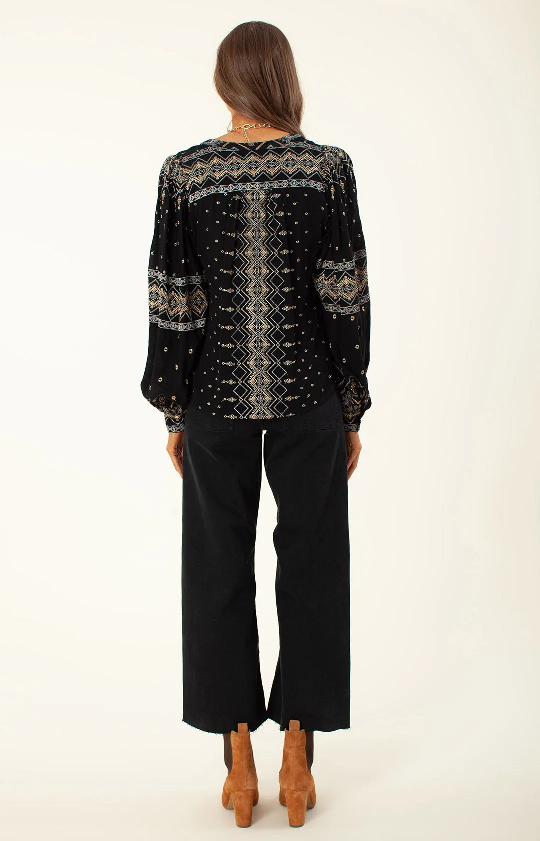 Evelyn Embroidered Top sold by Hale Bob product image thumbnail 4