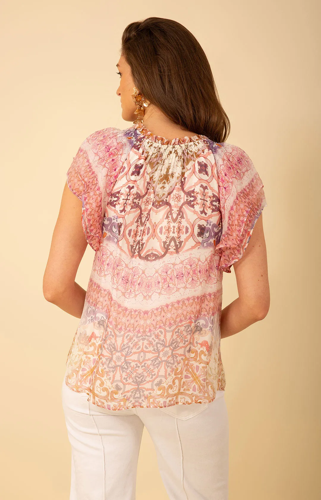 Evelynn Chiffon Top sold by Hale Bob product image thumbnail 2