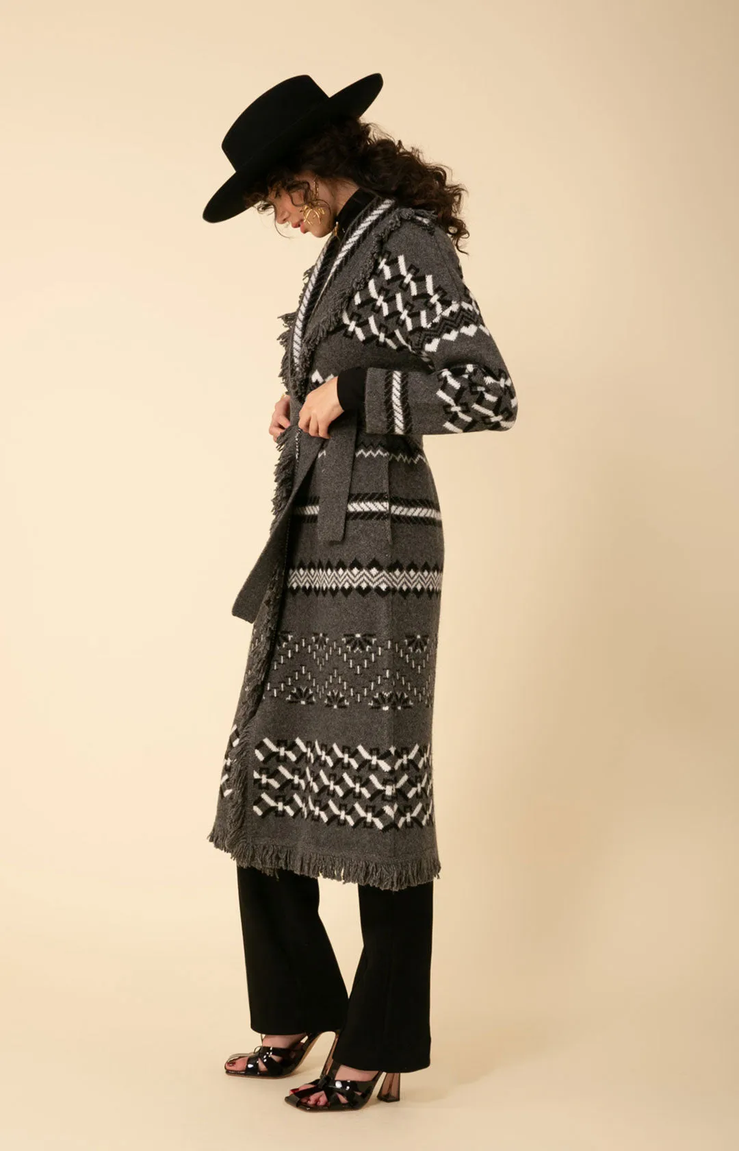 Diane Midi Jacquard Sweater sold by Hale Bob product image thumbnail 4