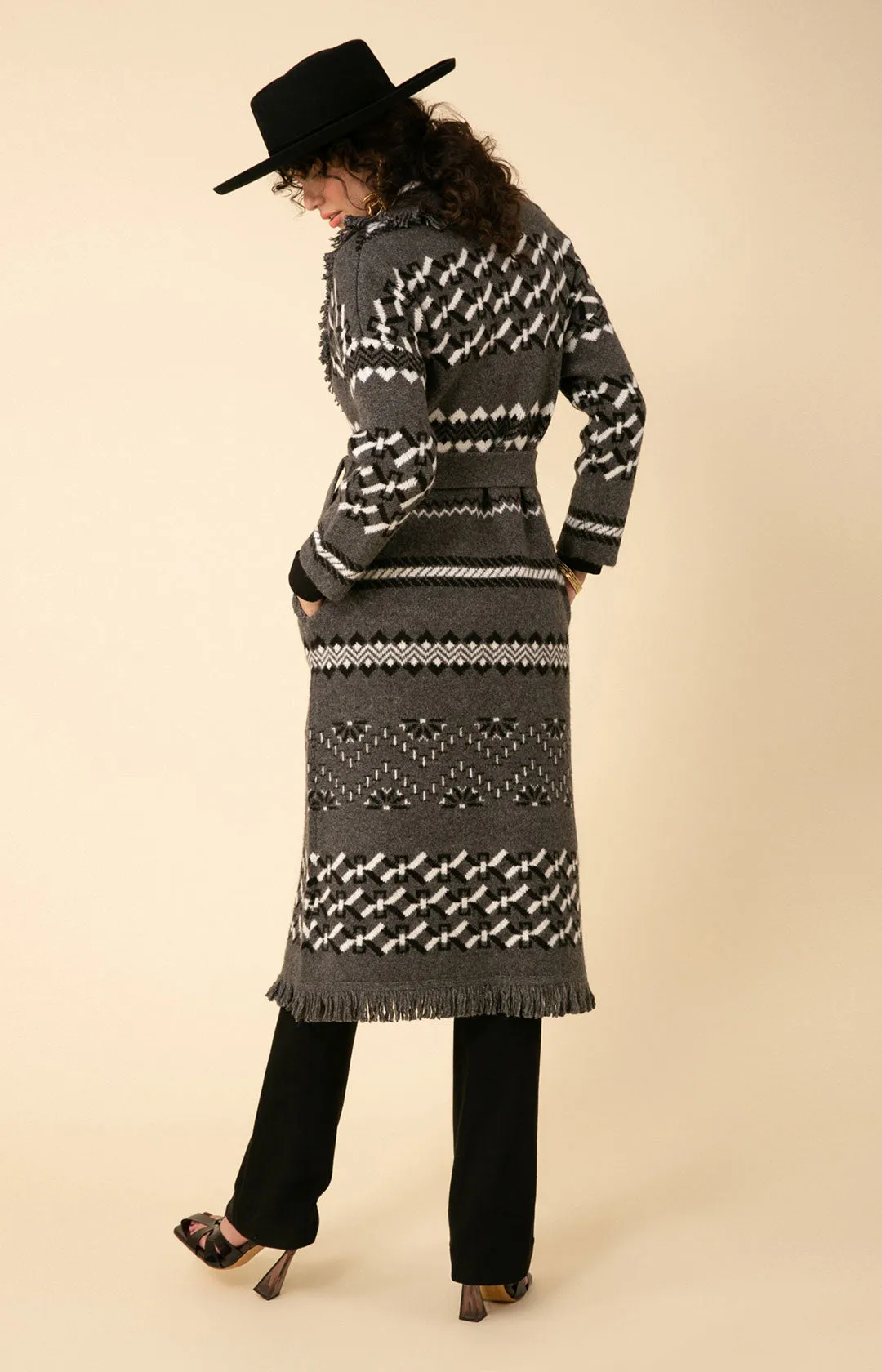 Diane Midi Jacquard Sweater sold by Hale Bob product image thumbnail 2