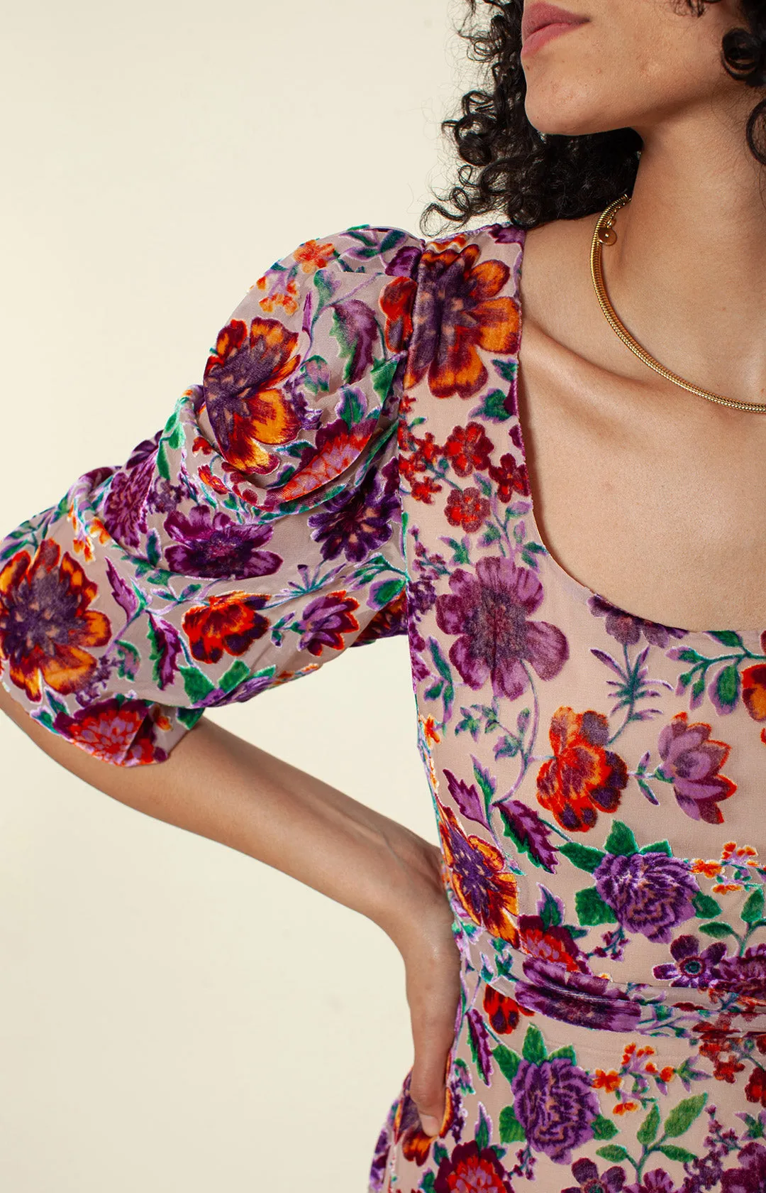 Talora Silk Dress sold by Hale Bob product image thumbnail 4