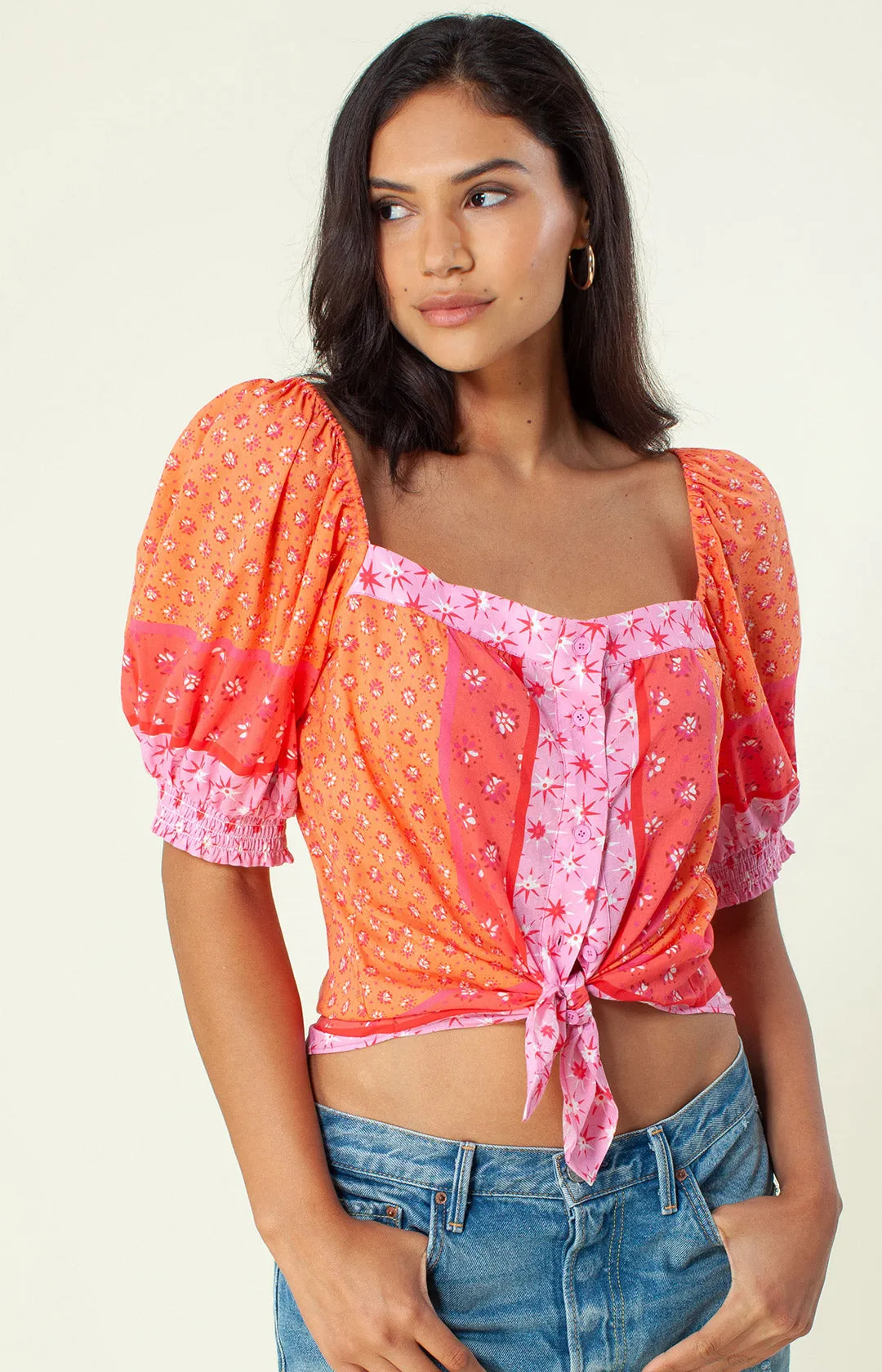 Elma Voile Top sold by Hale Bob