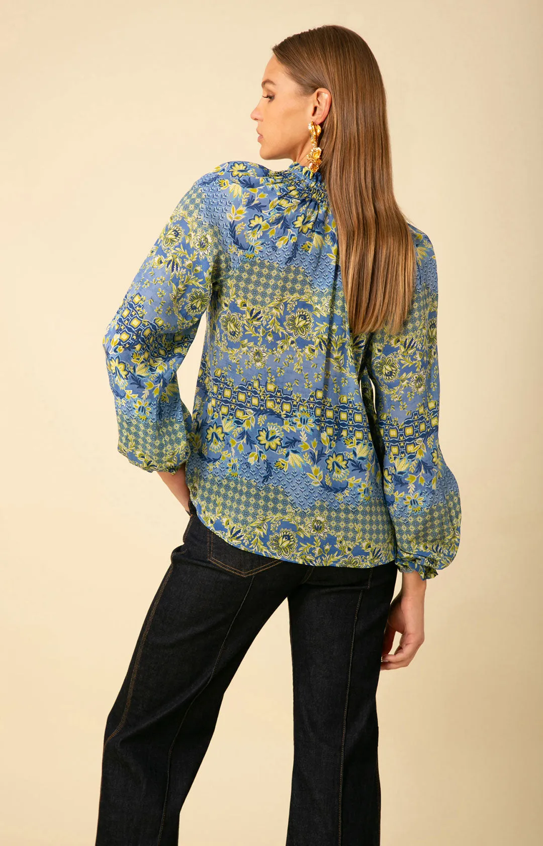 Raelyn Silk Top sold by Hale Bob product image thumbnail 2