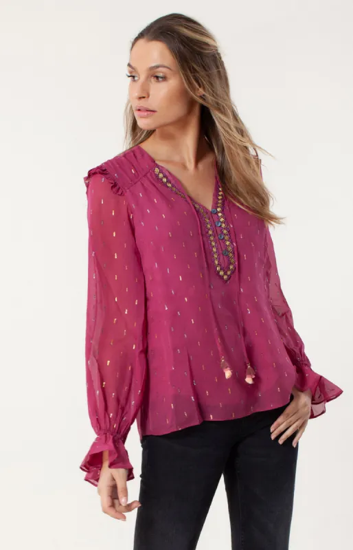 Petra Lurex Top Beaded sold by Hale Bob