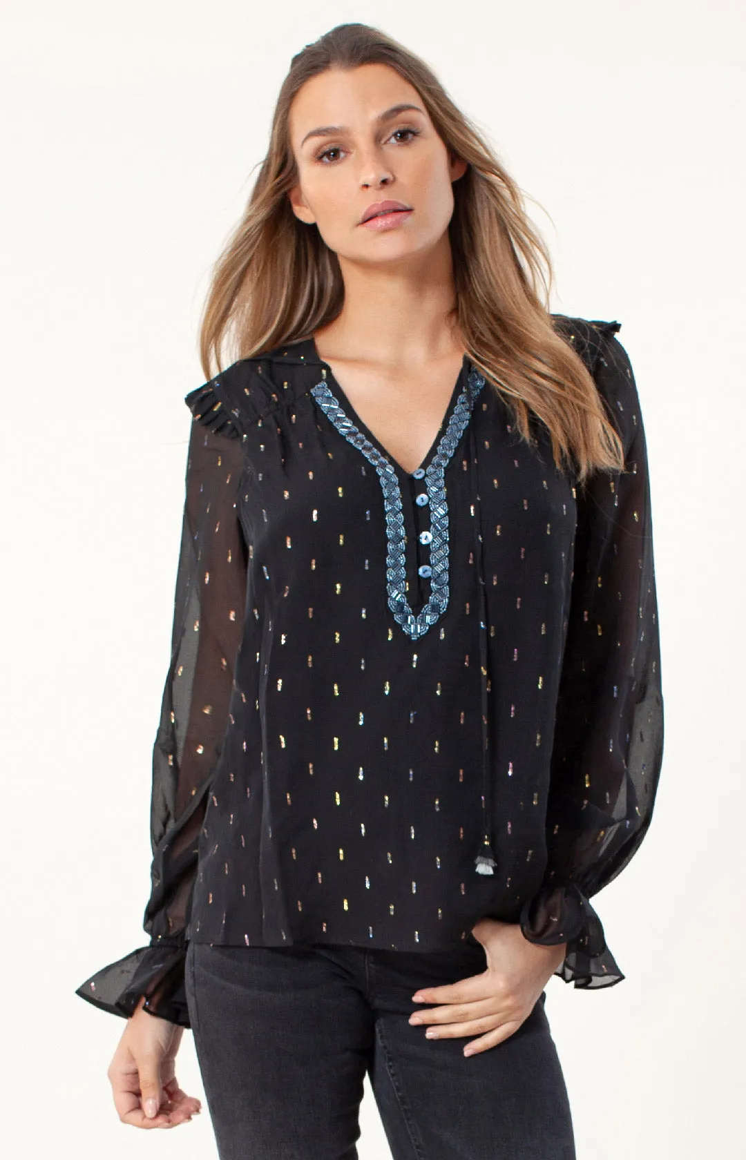 Petra Lurex Top Beaded sold by Hale Bob product image thumbnail 3