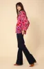 Cordelia Velvet Burnout Top sold by Hale Bob