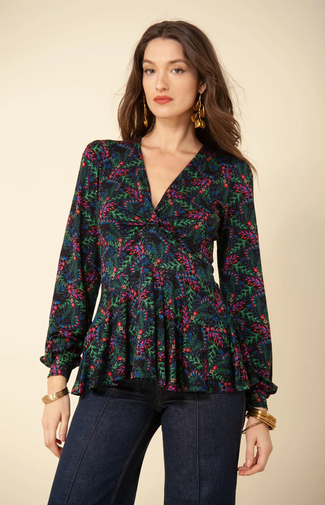 Inaya Jersey Twist Top sold by Hale Bob