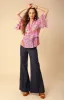 Janessa Silk Bell Sleeve Top sold by Hale Bob