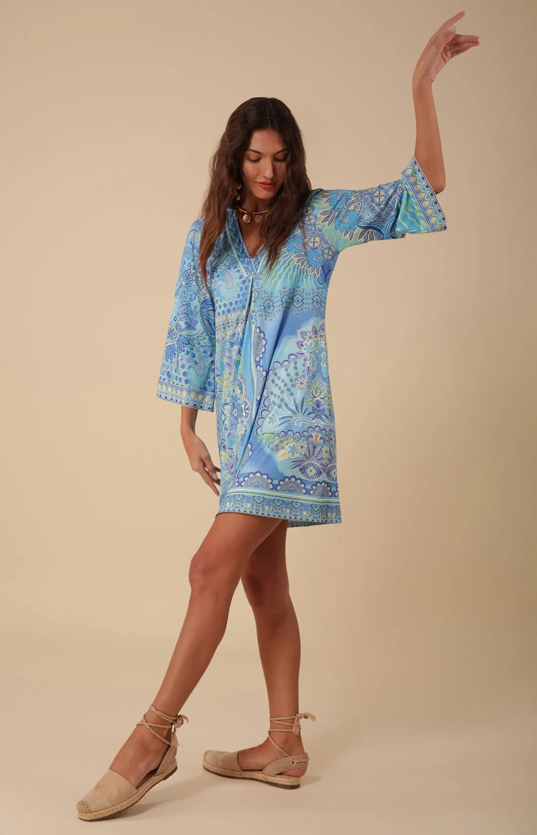 Juniper Jersey Dress Beaded sold by Hale Bob