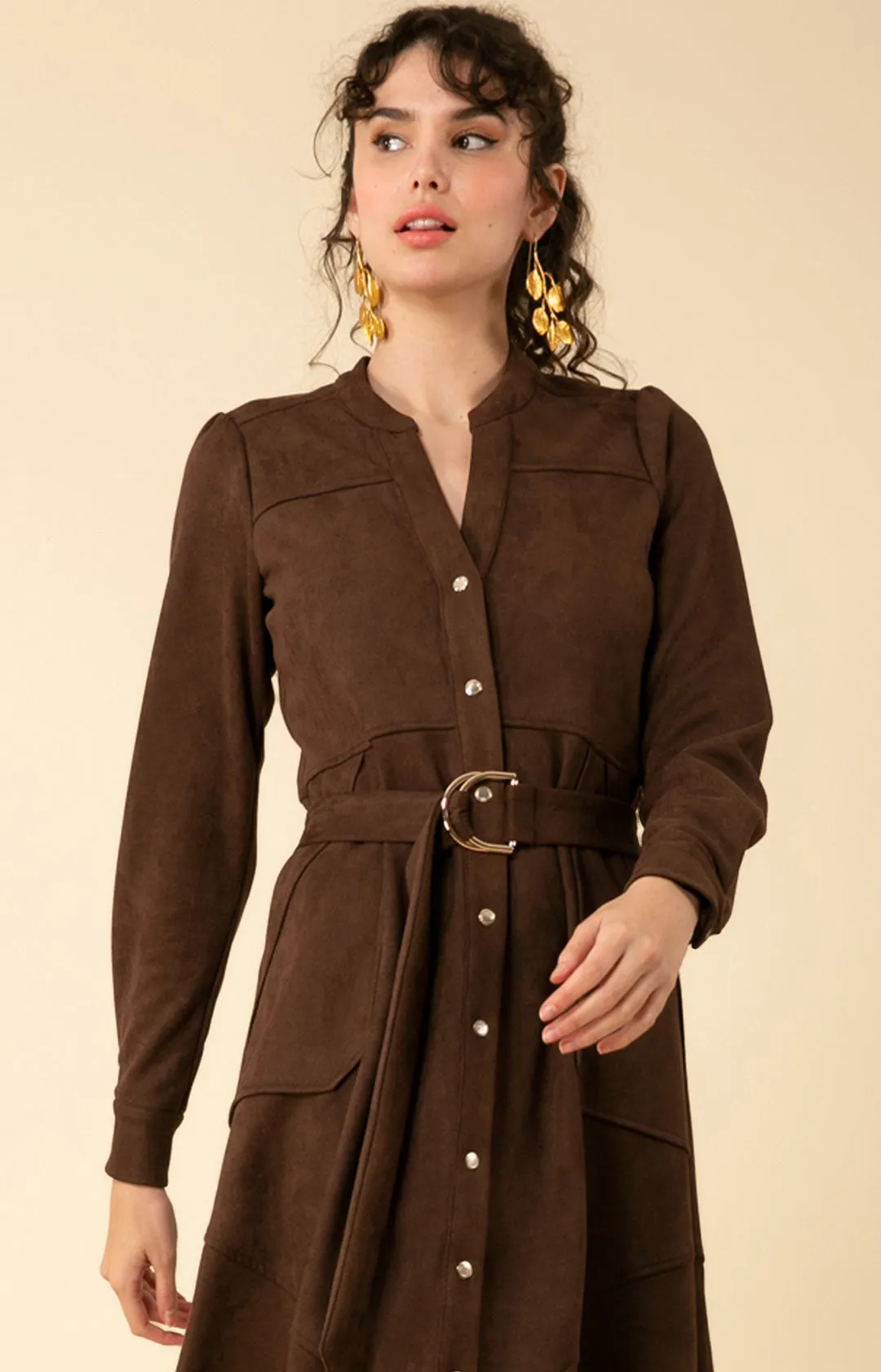 Romane Stretch Ultrasuede Dress sold by Hale Bob product image thumbnail 3
