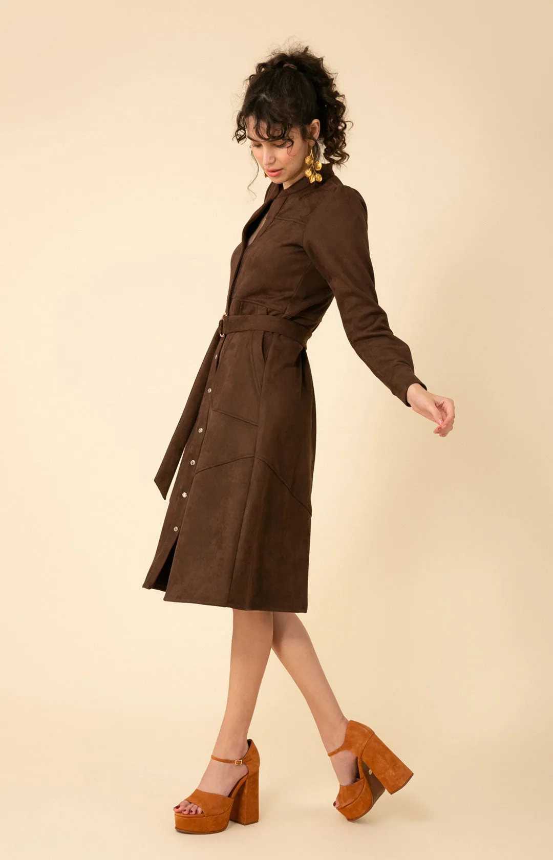 Romane Stretch Ultrasuede Dress sold by Hale Bob product image thumbnail 4