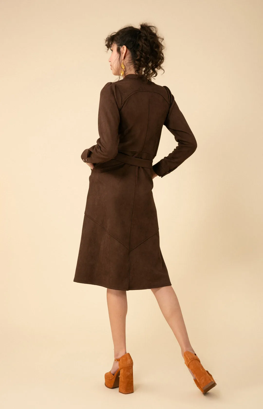 Romane Stretch Ultrasuede Dress sold by Hale Bob product image thumbnail 2