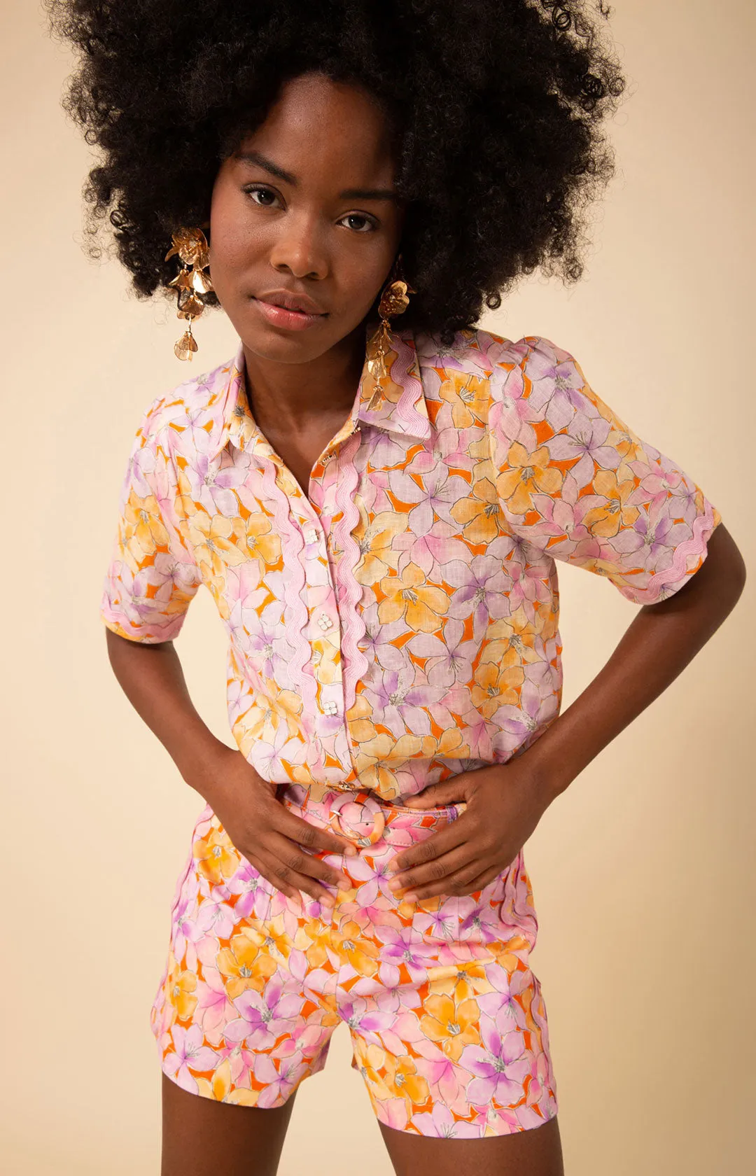 Taylor Linen Top sold by Hale Bob