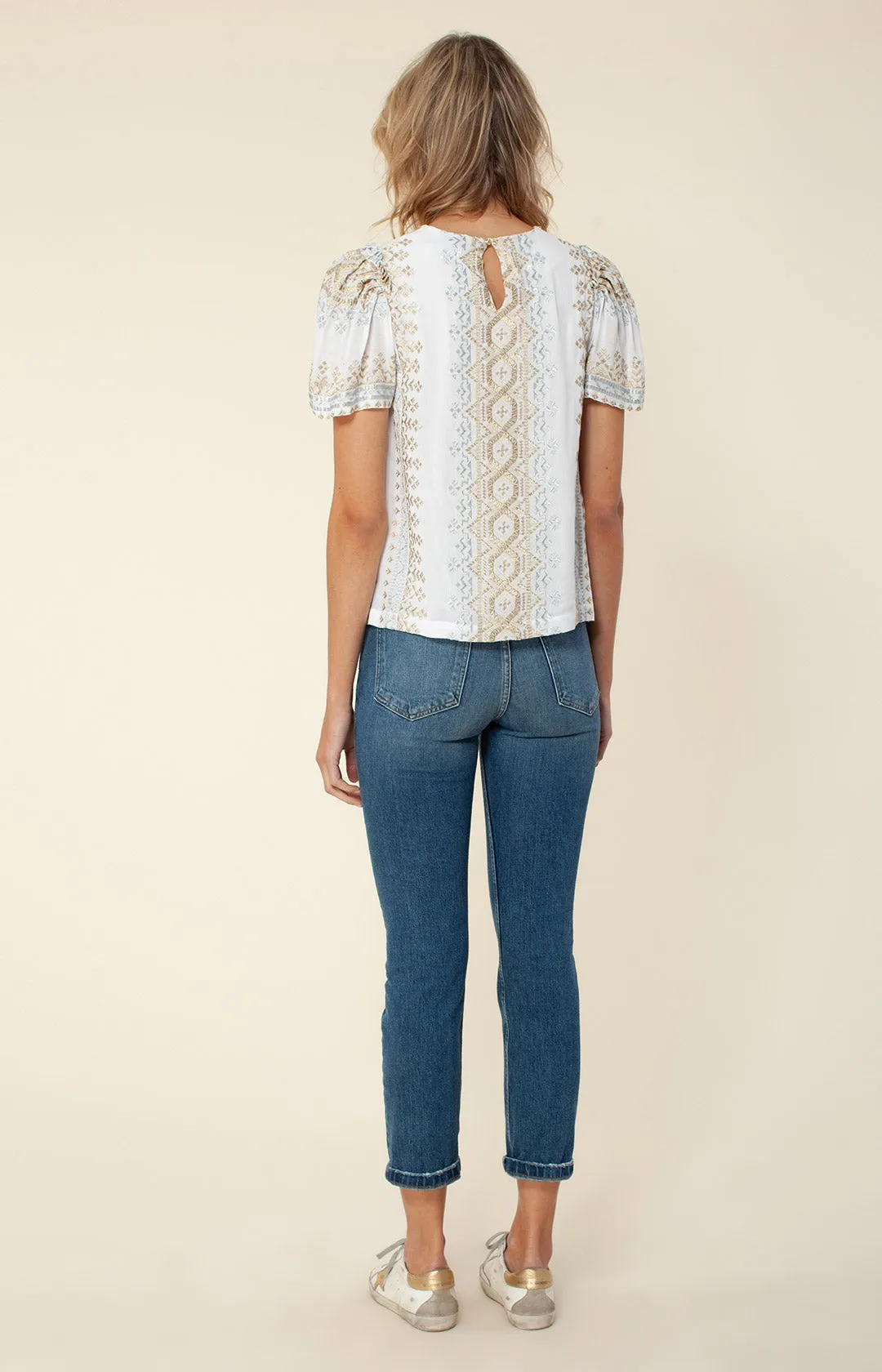 Chara Embroidered Top sold by Hale Bob product image thumbnail 4