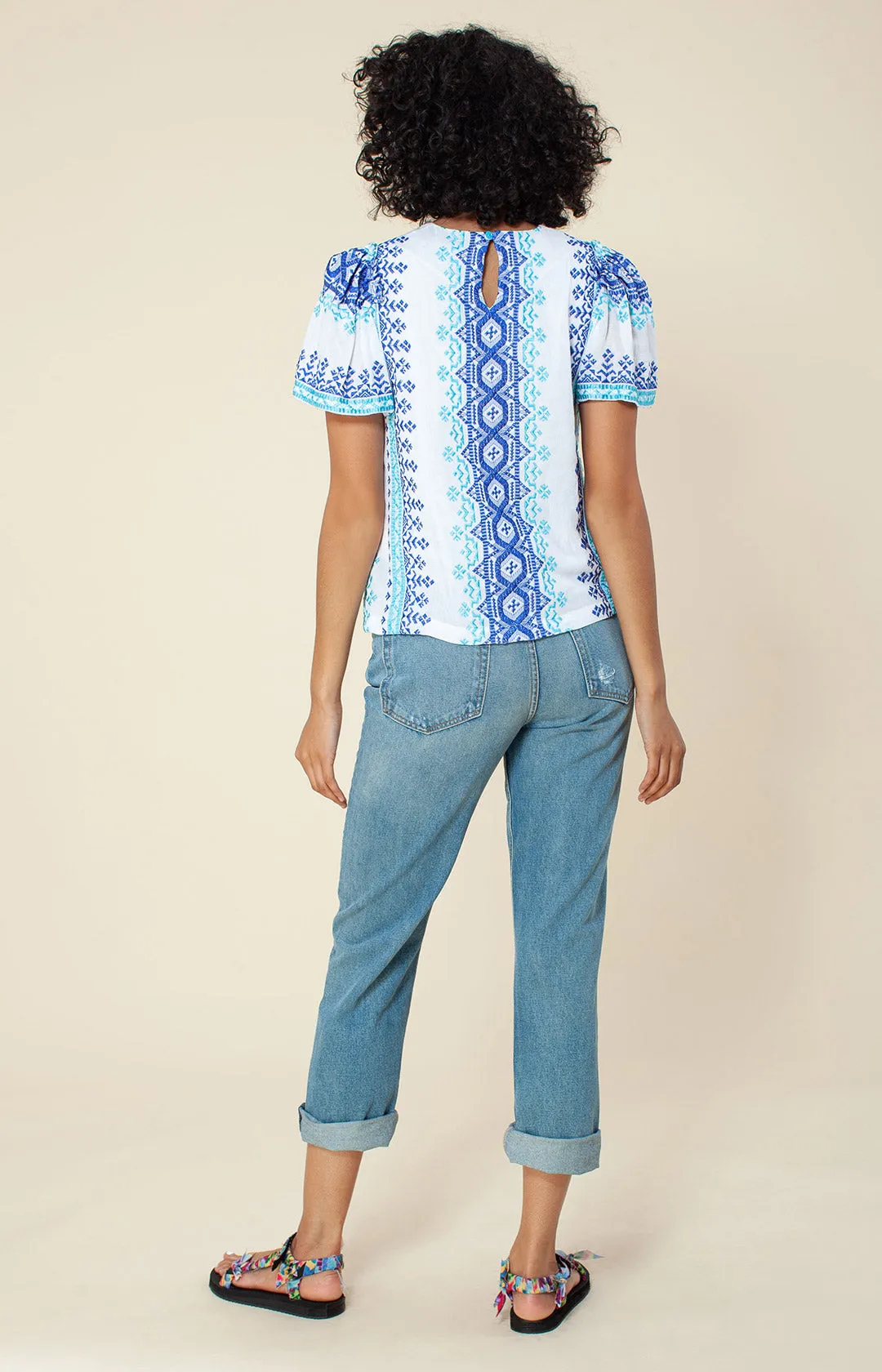 Chara Embroidered Top sold by Hale Bob product image thumbnail 2