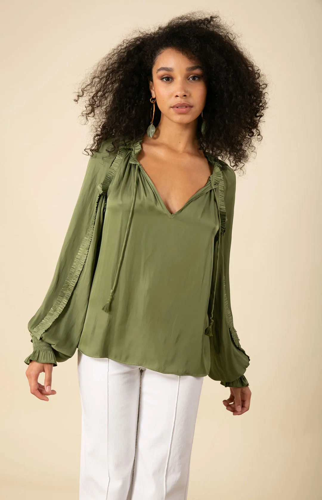 Remington Pleated Solid Top sold by Hale Bob