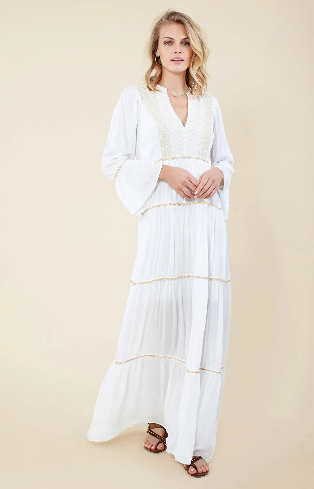 Aloura Embroidered Maxi sold by Hale Bob product image thumbnail 3