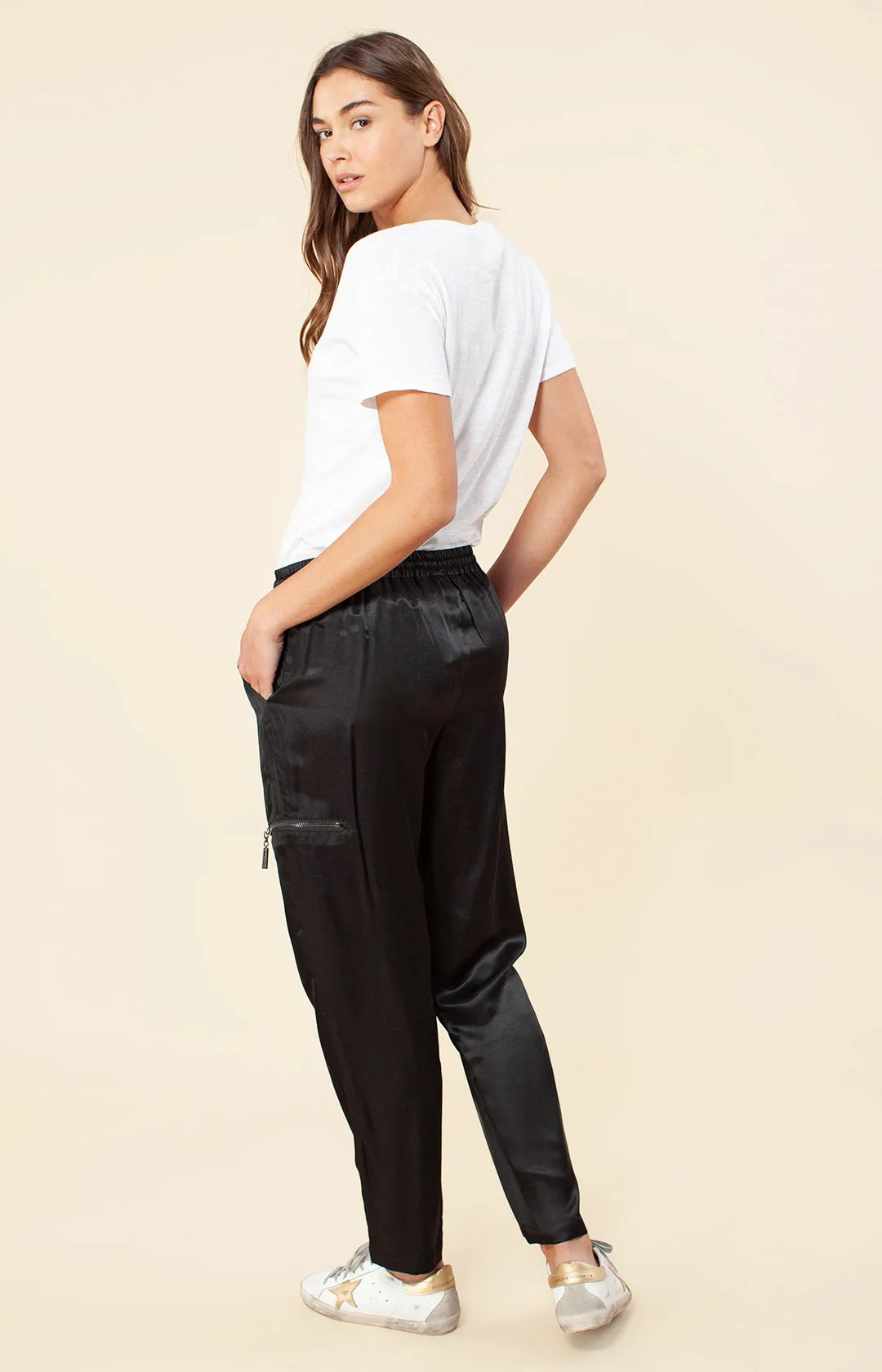 Kylie Solid Silk Pant sold by Hale Bob product image thumbnail 2