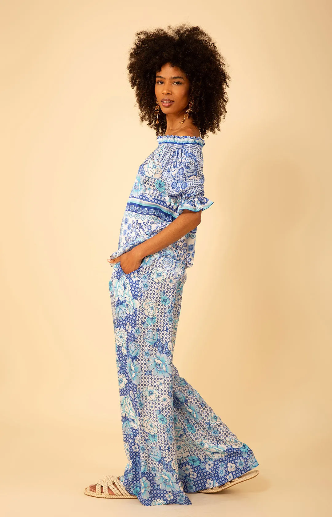 Tatum Charmeuse Balloon Sleeve Top sold by Hale Bob product image thumbnail 3