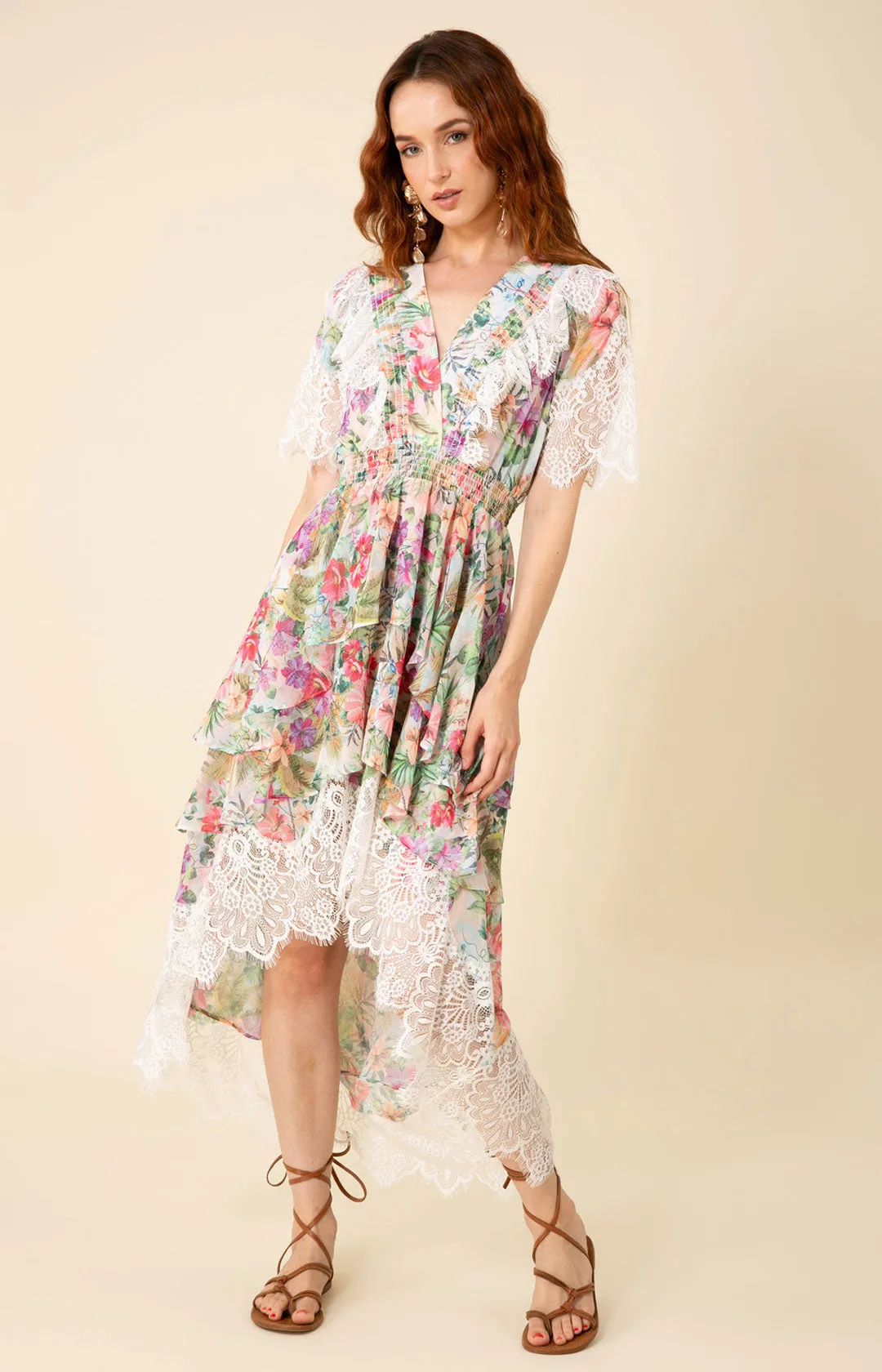 Annabelle Chiffon High Low Dress sold by Hale Bob