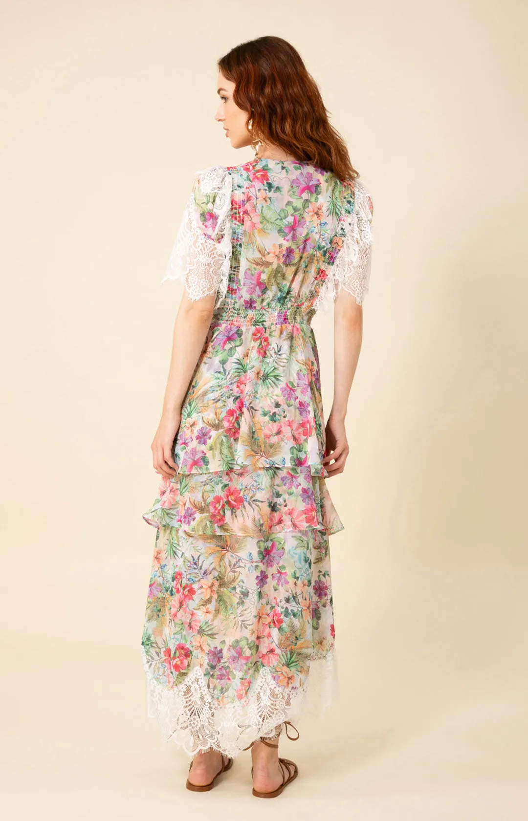 Annabelle Chiffon High Low Dress sold by Hale Bob product image thumbnail 2