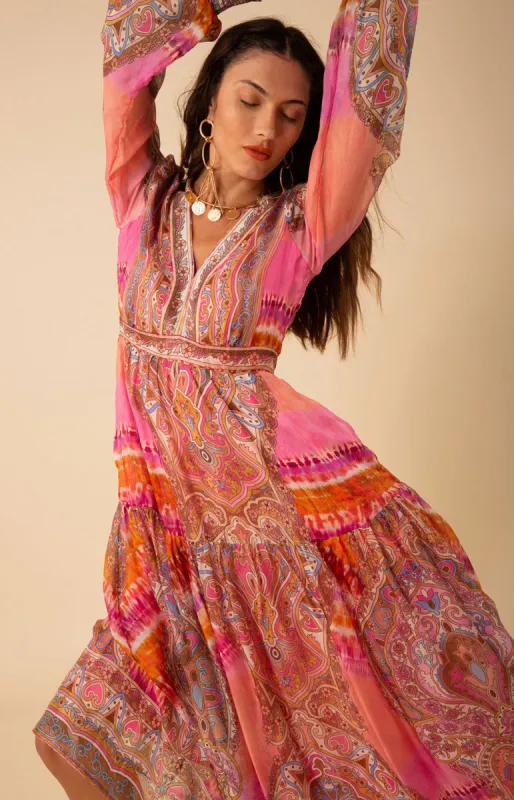 Allison Chiffon Maxi Dress sold by Hale Bob