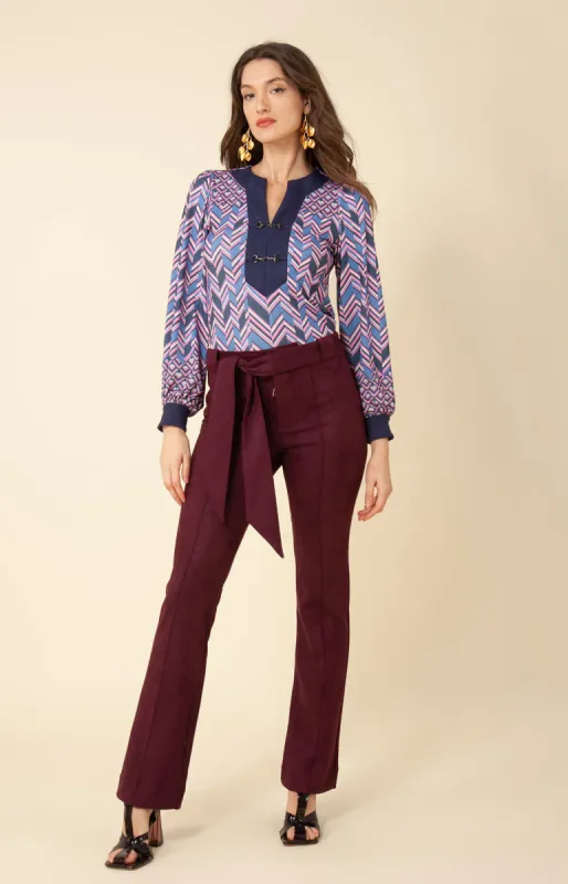 Victoria Stretch Tie Waist Pant sold by Hale Bob