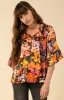 Alix Flutter Sleeve Top sold by Hale Bob