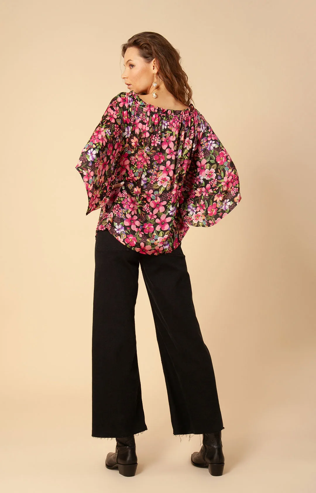 Lorra Washed Charmeuse Top sold by Hale Bob product image thumbnail 2
