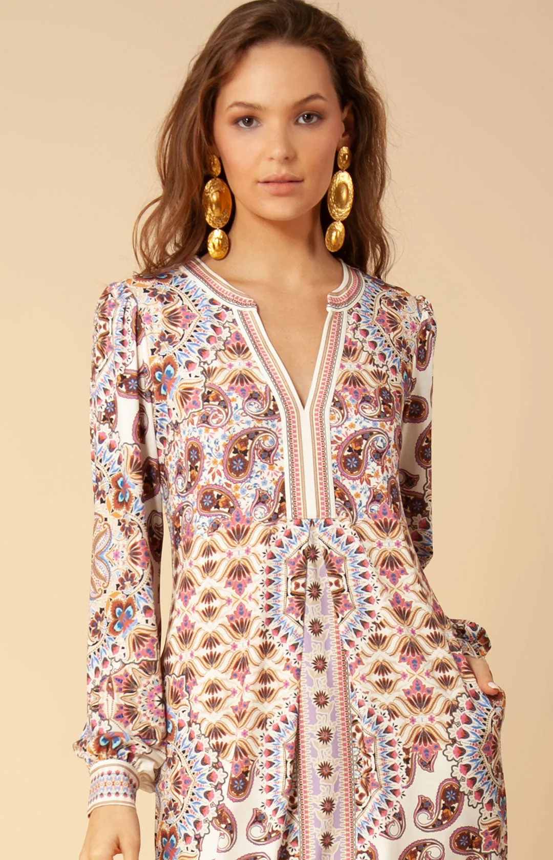 Kenley Midi Jersey Dress sold by Hale Bob product image thumbnail 3