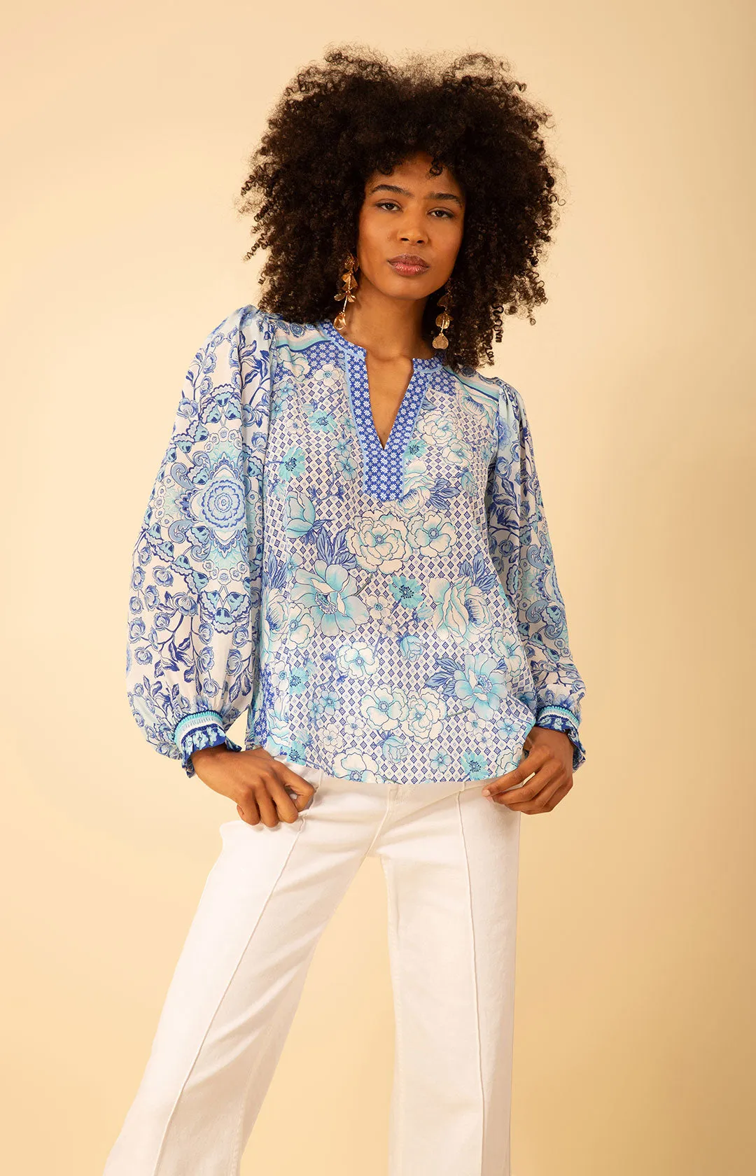 Gia Silk Crepe de Chine Top sold by Hale Bob product image thumbnail 5