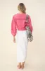Angelina Solid Linen Top sold by Hale Bob