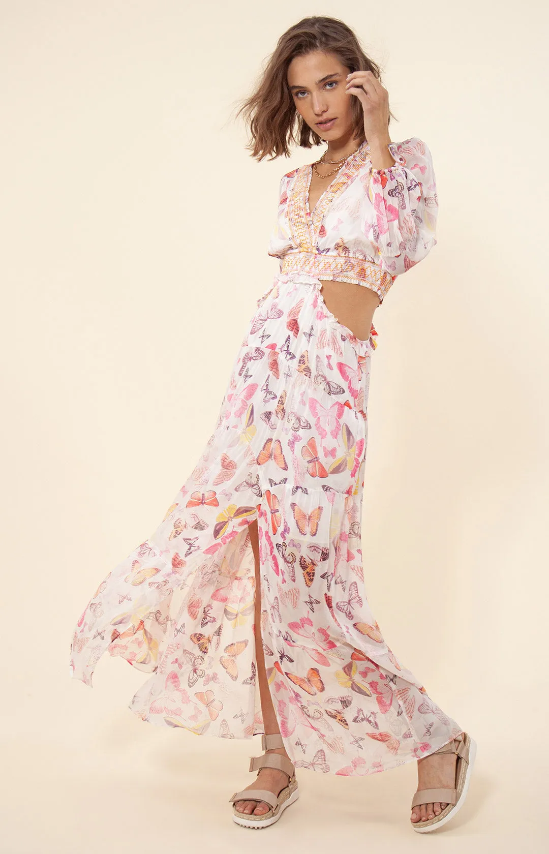 Bluebell Maxi Dress Open Sides sold by Hale Bob product image thumbnail 3