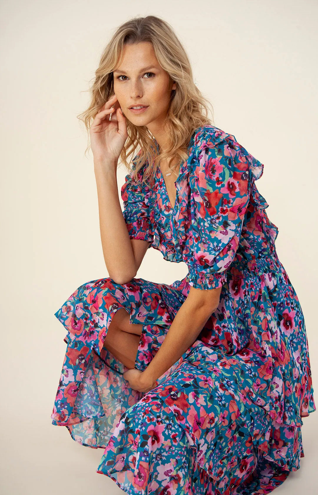 Amareli Tiered Dress sold by Hale Bob product image thumbnail 2