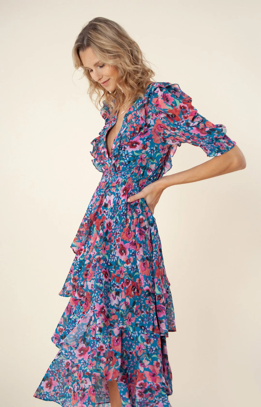 Amareli Tiered Dress sold by Hale Bob product image thumbnail 4