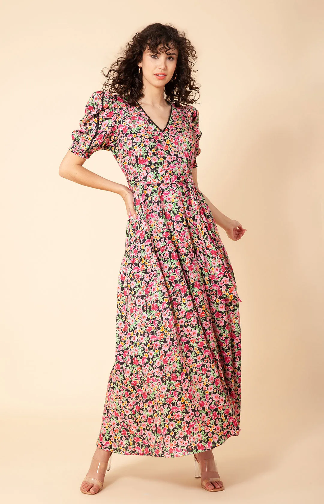 Dominica Embroidered Linen Maxi Dress sold by Hale Bob product image thumbnail 5